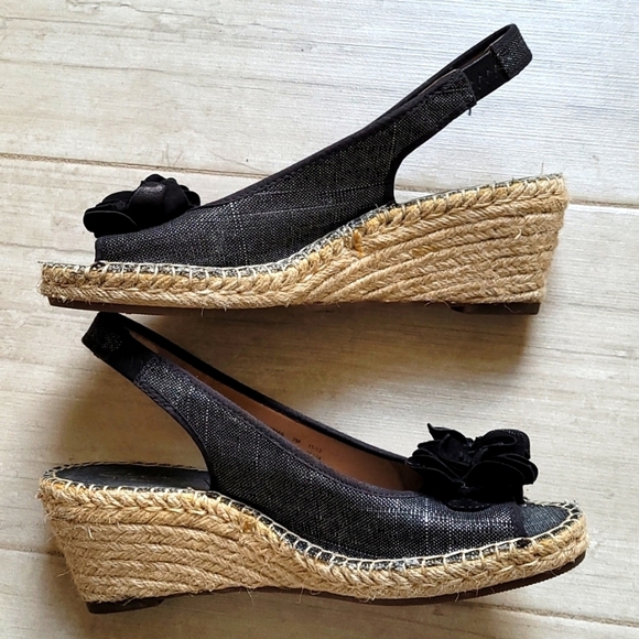 Clarks Artisan Petrina Bianca Espadrille Wedge - Picture 2 of 12